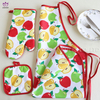 100% Polyester printing apron set 3pk