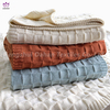BK309 100% Acrylic knitted blankets .