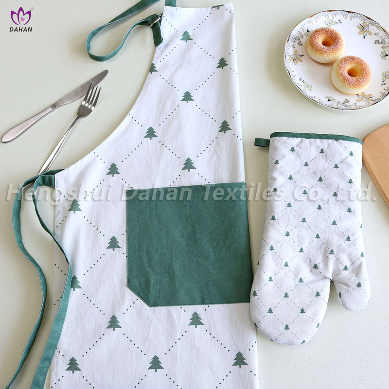 AGP266 Printing apron+glove. 2pk