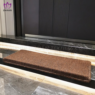Solid color ground mat stairs mat .