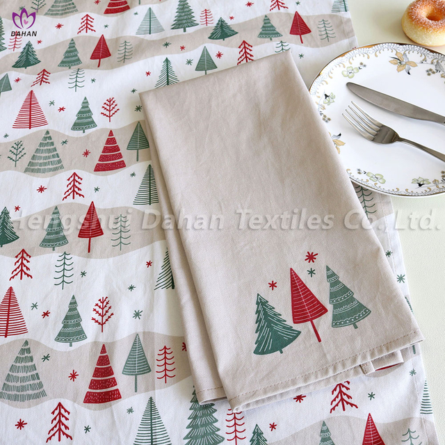 PR43 Christmas printed tea towels.