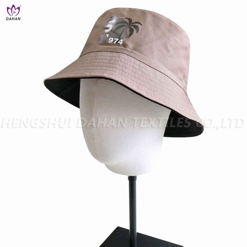 HA75 100%Cotton printed bucket hat.