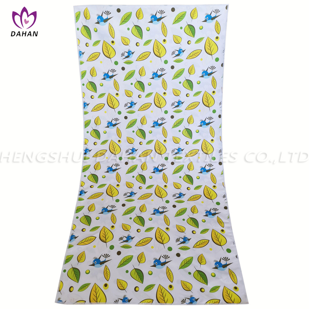 MS40/41 Suede towel with printing. 
