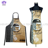 AGP74 100%cotton twill waterproof apron with printing.