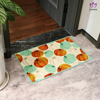 Waterproof printing ground mat kitchen mat.