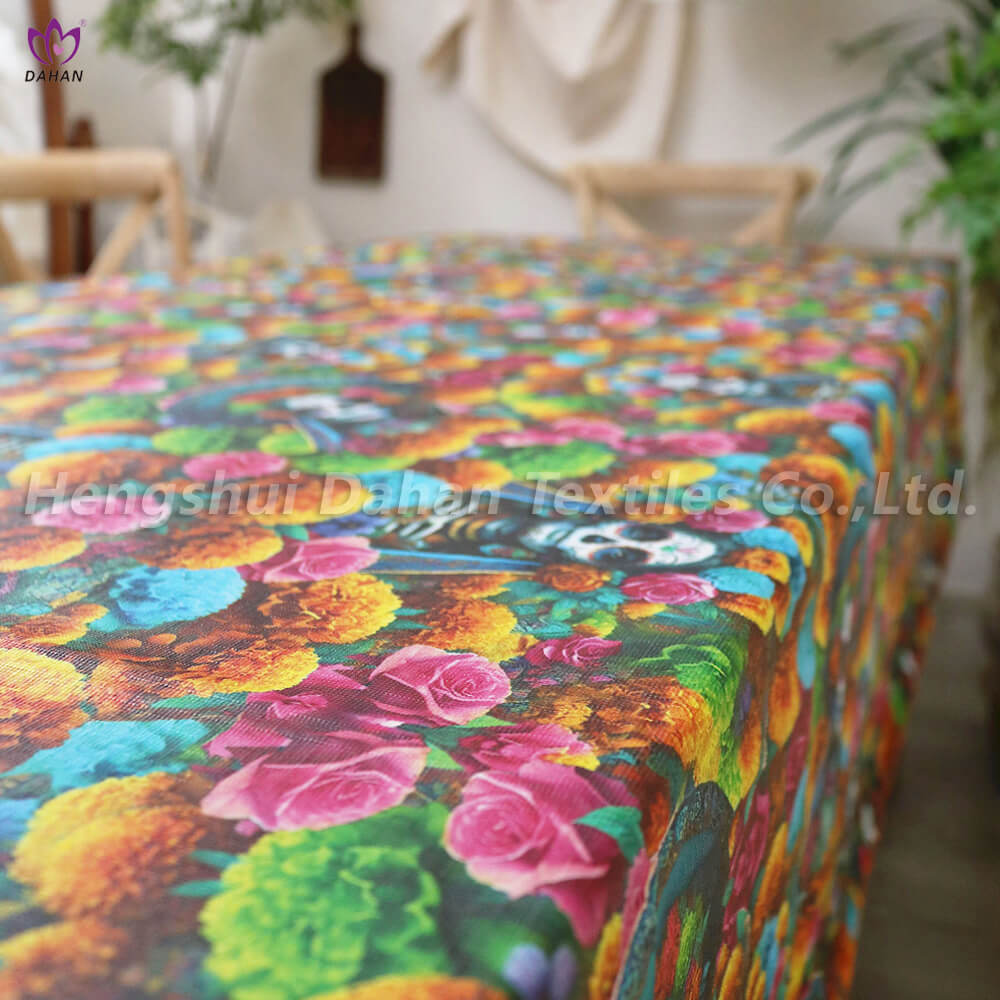 PEVA Printed tablecloth. 