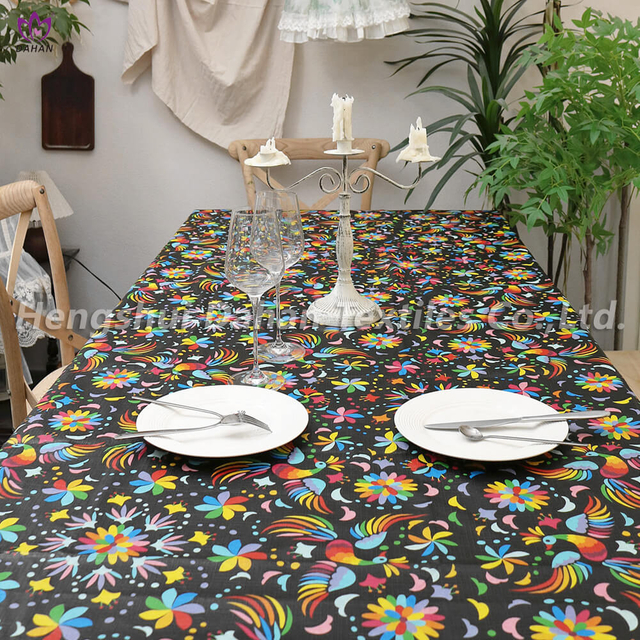 PEVA Printed tablecloth. 