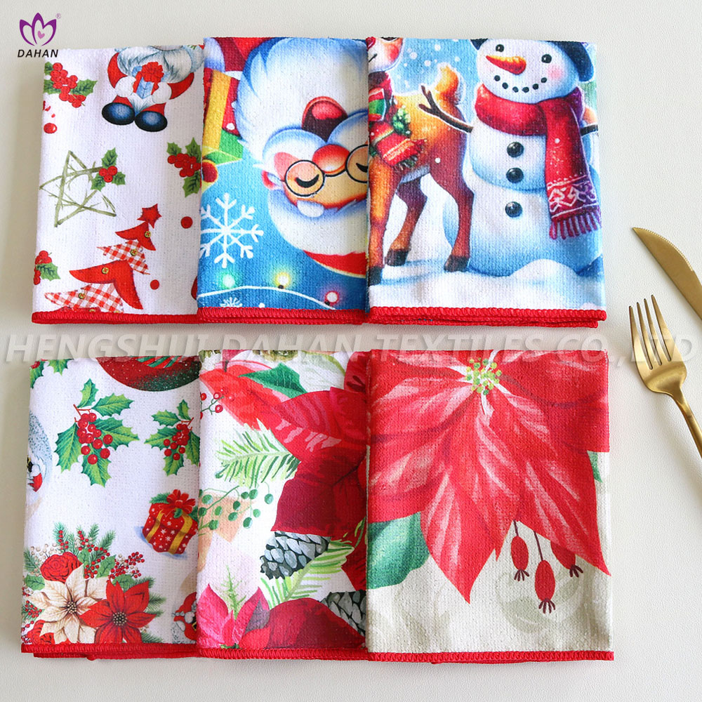 MC152 Microfiber printed kitchen towels. 