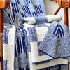 BK337 Double side knitted blanket .