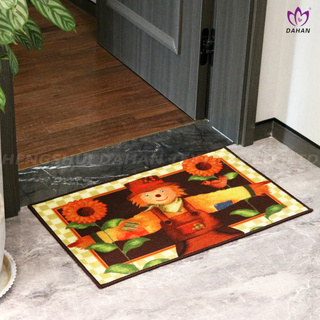 Waterproof printing ground mat kitchen mat.