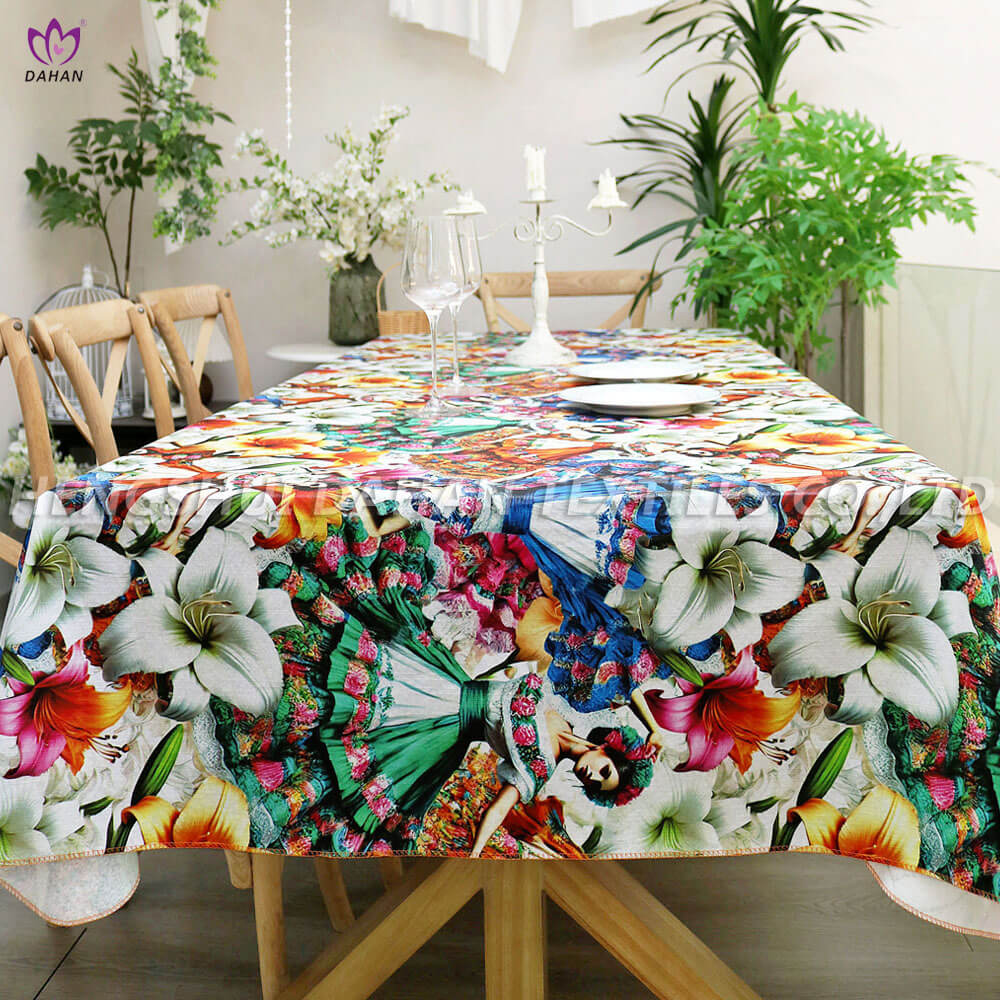 PEVA Printed tablecloth. TP165