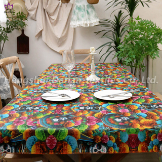 PEVA Printed tablecloth. 