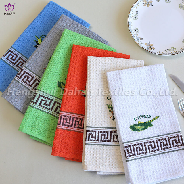 EM12 Embroidered tea towels.
